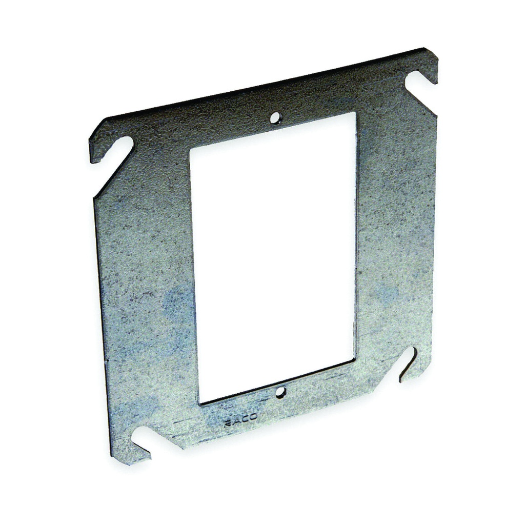 Placa adaptador para caja de 4"x4" a 2"x4" plana