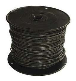 Cable THHN 12 Awg negro bobina 152.4 metros