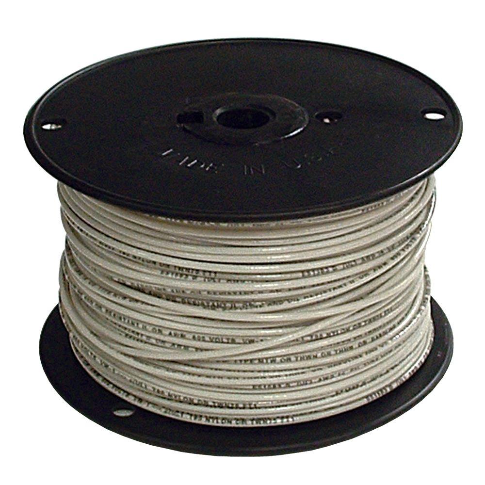 Cable THHN 12 Awg blanco bobina 152.4 metros