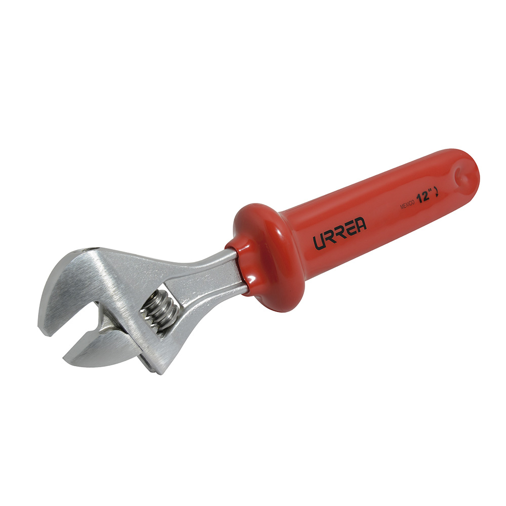 URREA Llave ajustable 8" cromada 1000V