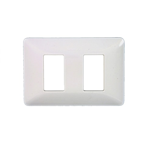 BTICINO Matix Placa 2 modulos blanca