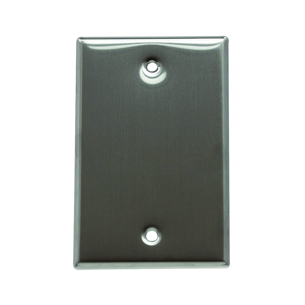 Placa ciega metálica para intemperie de 2" x 4"