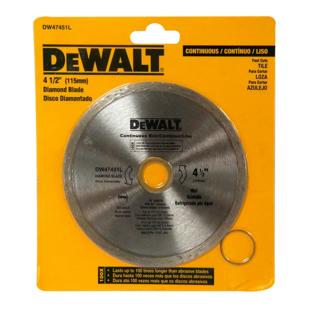 DEWALT Disco diamantado de 4½"