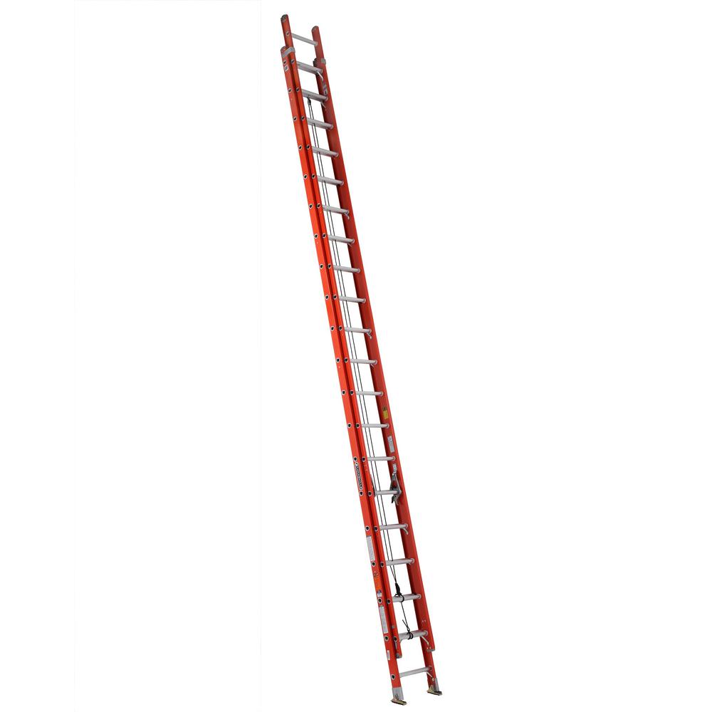 LOUISVILLE FE3240 Escalera de fibra de vidrio de extensión 40' 300lbs