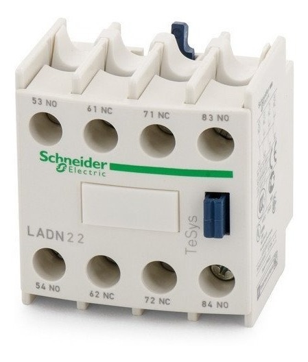 Bloque auxiliar de contactos LADN22, 2 NA + 2 NC, conexión por tornillo, TeSys D