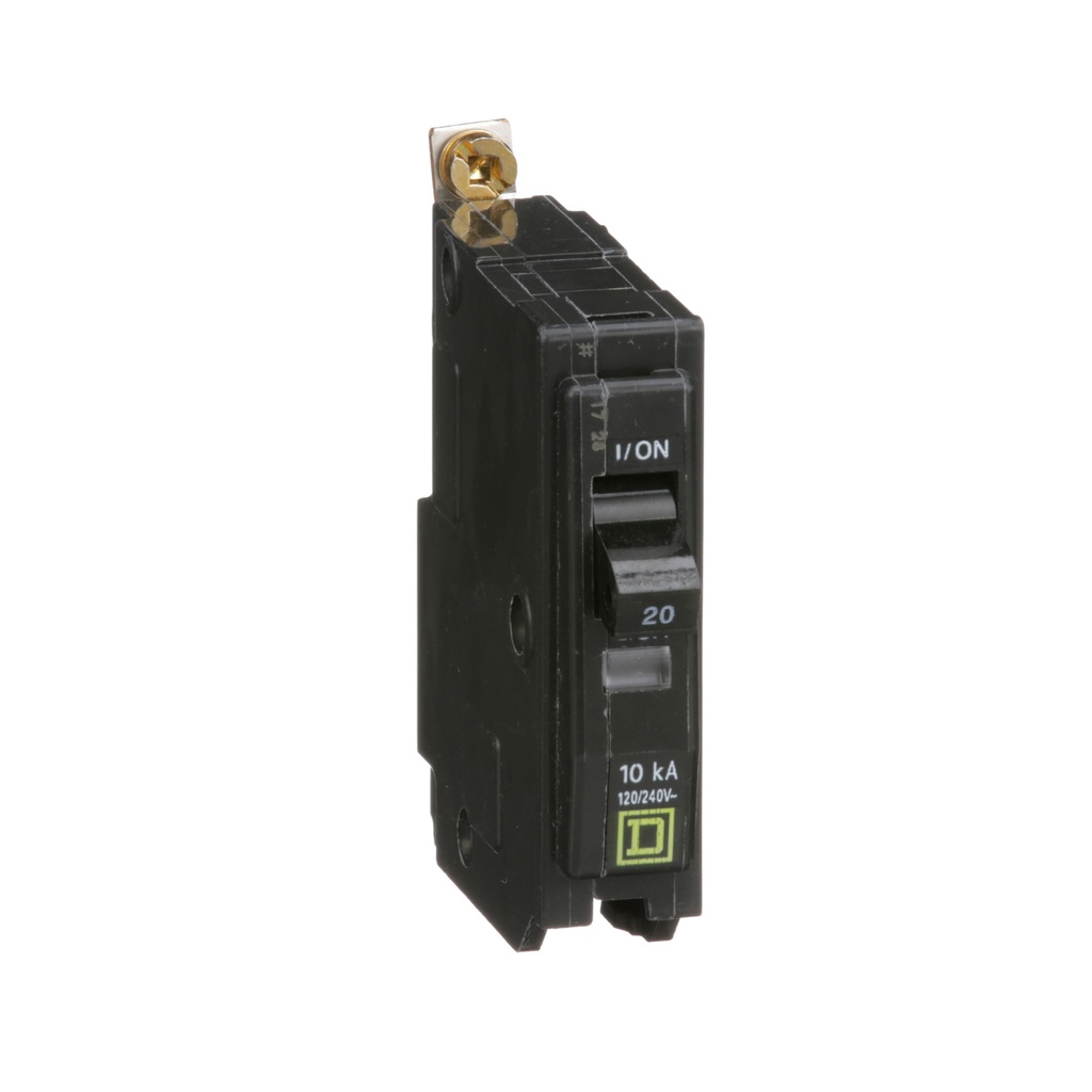 Breaker termomagnético atornillado QOB120, 1P, 20A, 120/240V, 10kA
