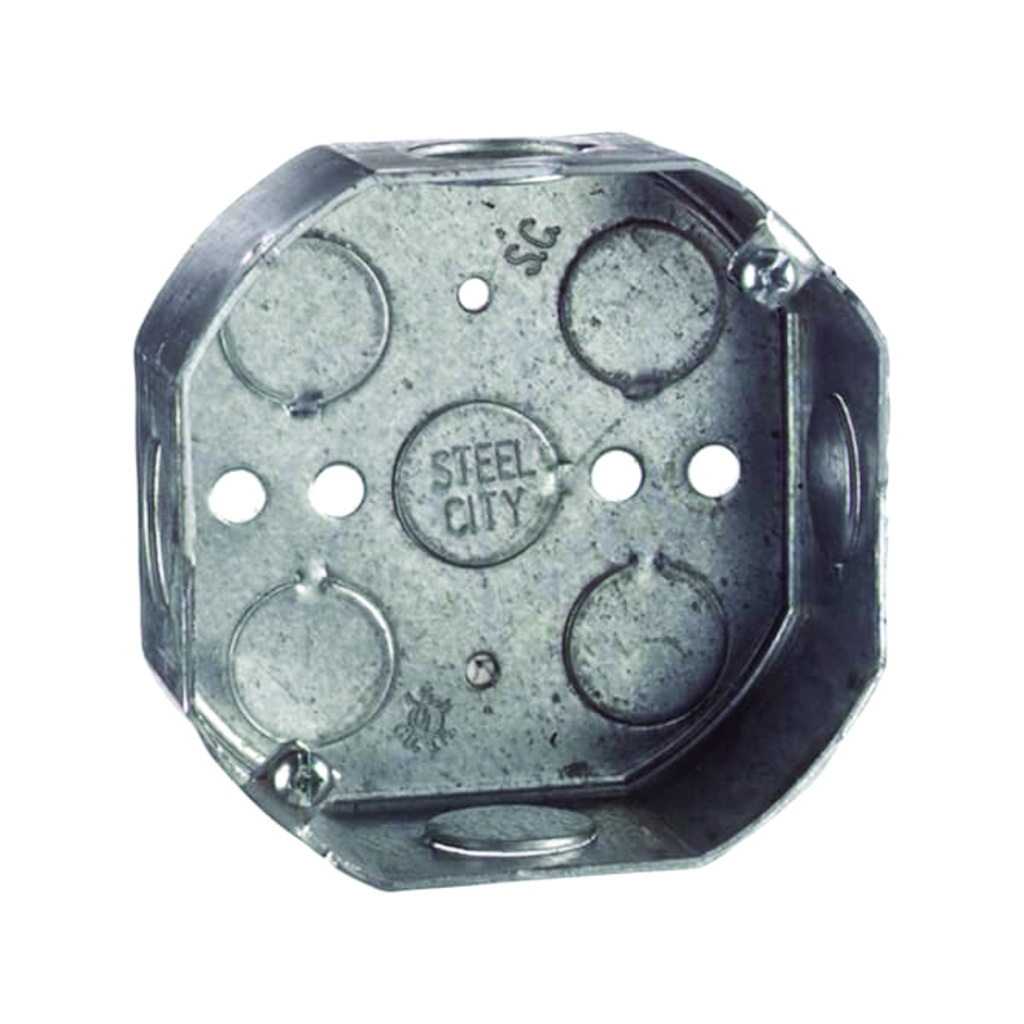 Caja octagonal KO  ¾" profundidad 1½"