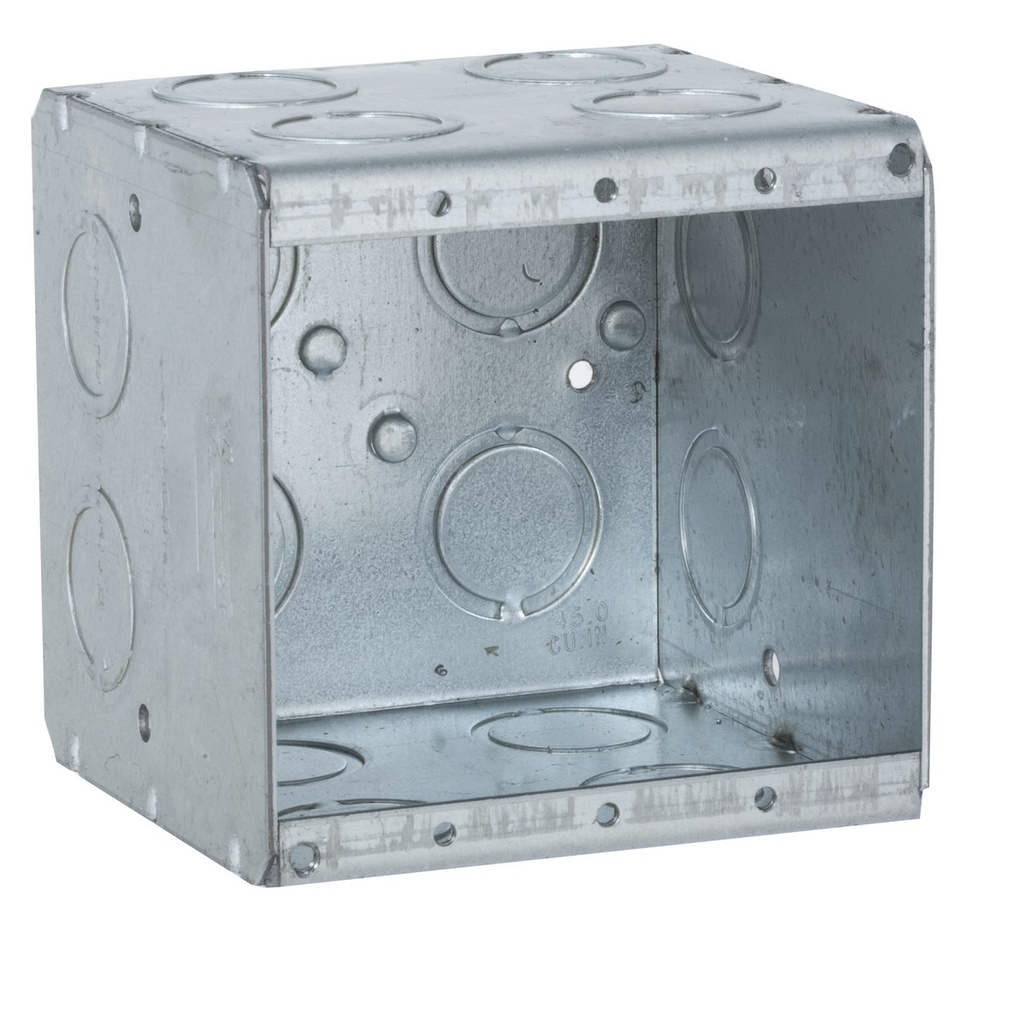 Caja de 2 Gang 6-13/16"x4½"x2½" KO 2¾", 1¾", 3½"