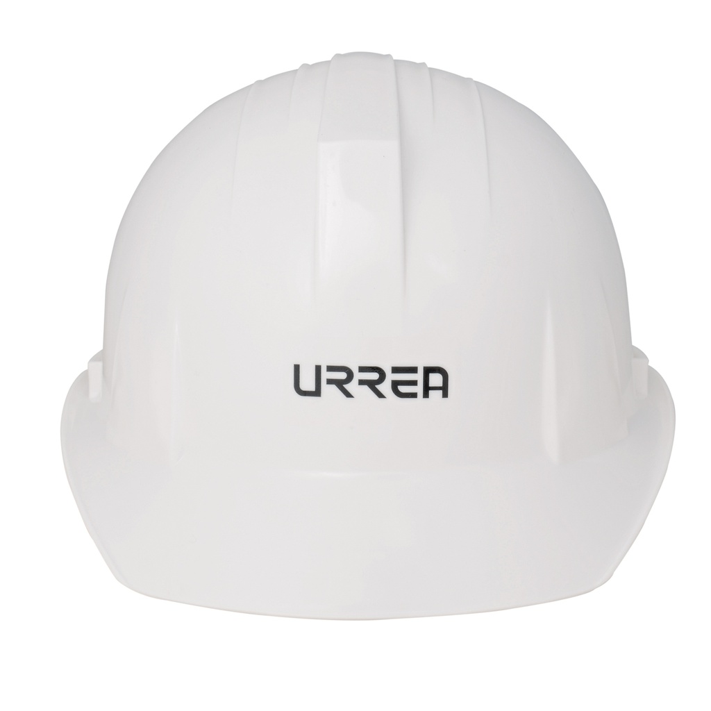 URREA Casco protector con ajuste de matraca blanco