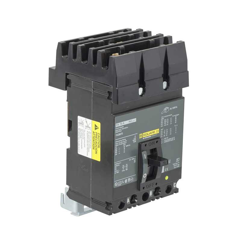 Breaker termomagnético I-Line FA36070, 3P, 70A, 600V, 18kA