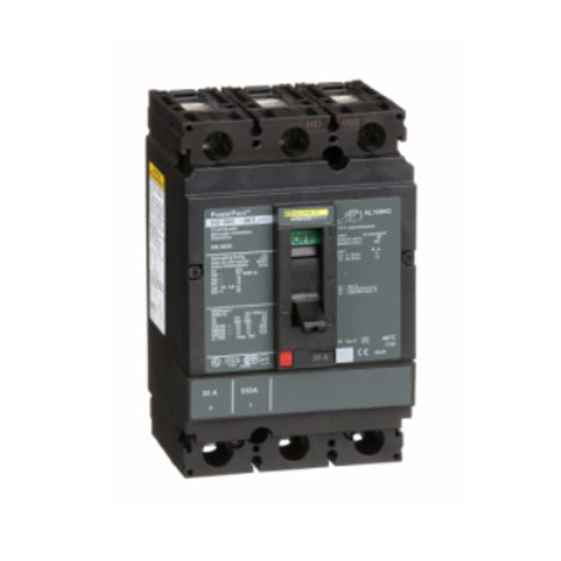 Breaker termomagnético industrial HDL36060, 3P, 60A, 600V, 14kA