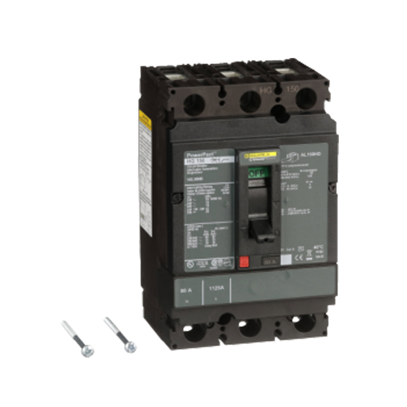 Breaker termomagnético industrial HJL36060, 3P, 60A, 600V, 25kA