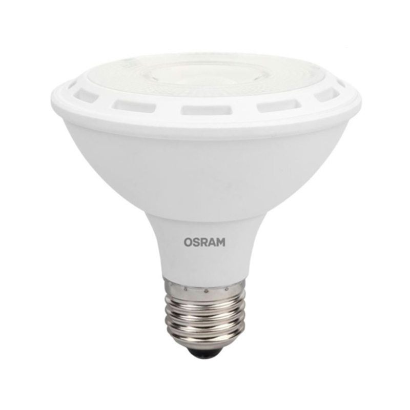 OSRAM Bombillo LED tipo reflector PAR38, 15W, 120V, 3000K, luz cálida, rosca E27