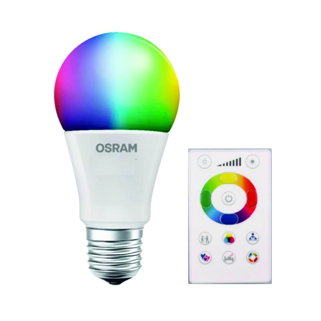 OSRAM Bombillo LED RGBW, 7.5W, 100-240V
