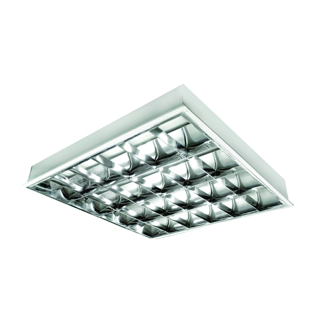 SYLVANIA Luminaria LED 510 Mirror empotrar 2'X4' para 4 tubos