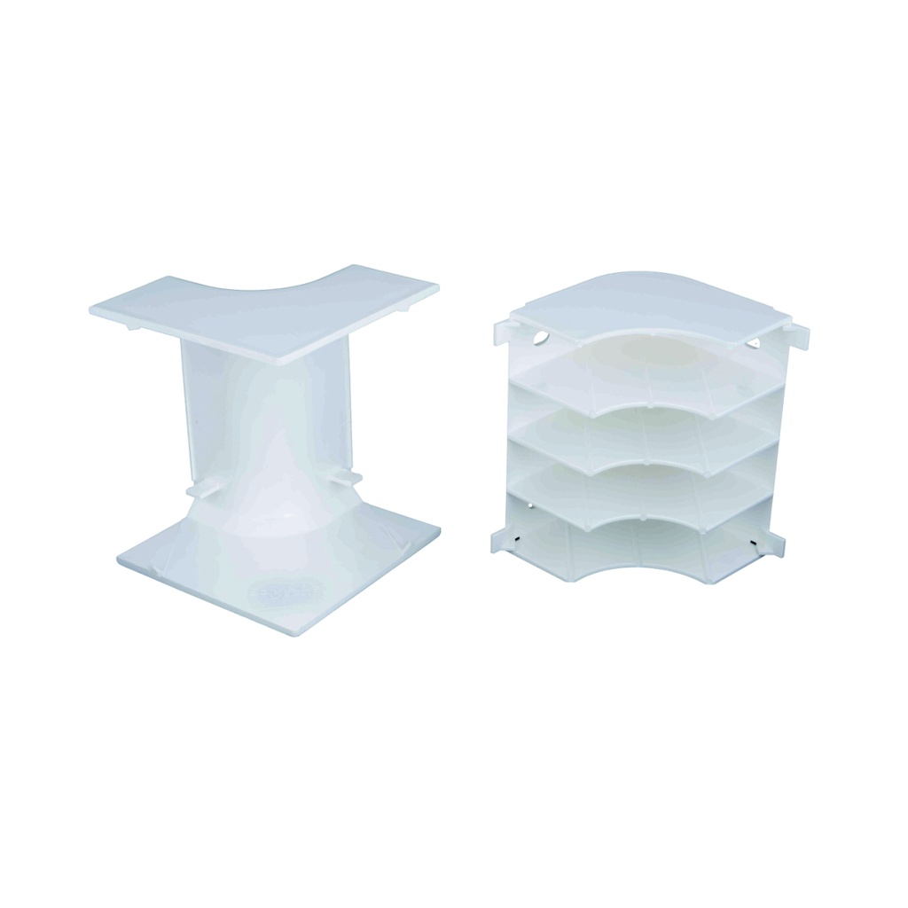 DEXSON Accesorio angulo interno blanco de 100mm x 45mm