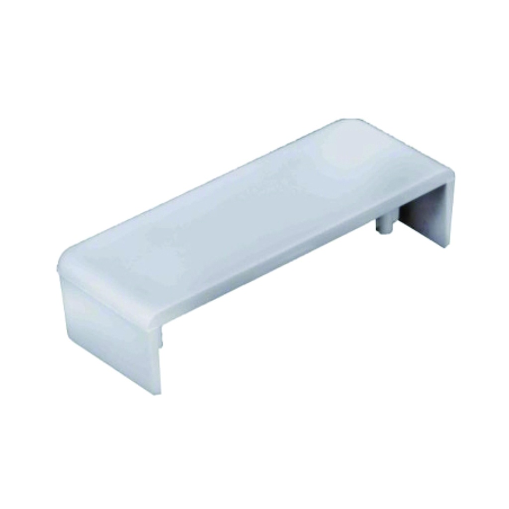 DEXSON Tapa final blanco de 20mm x 12mm