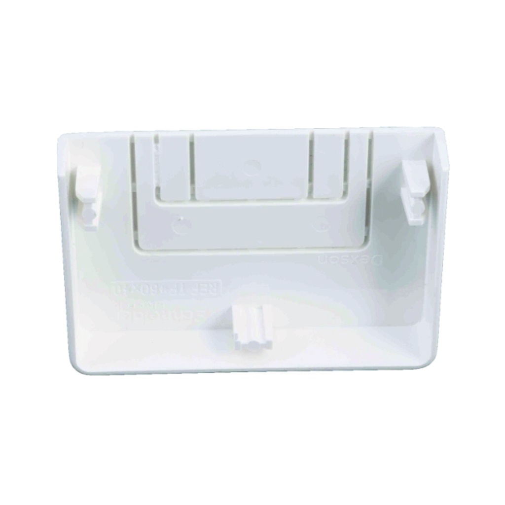 DEXSON Tapa final blanco de 60mm x 40mm