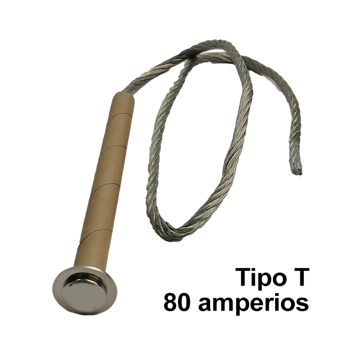 Fusible alta tensión 80 amperios tipo T