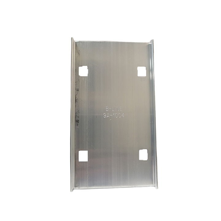 Acople de aluminio para bandeja tipo escalerilla con cerradura de cuñade 1.6&quot; x 2.8&quot;