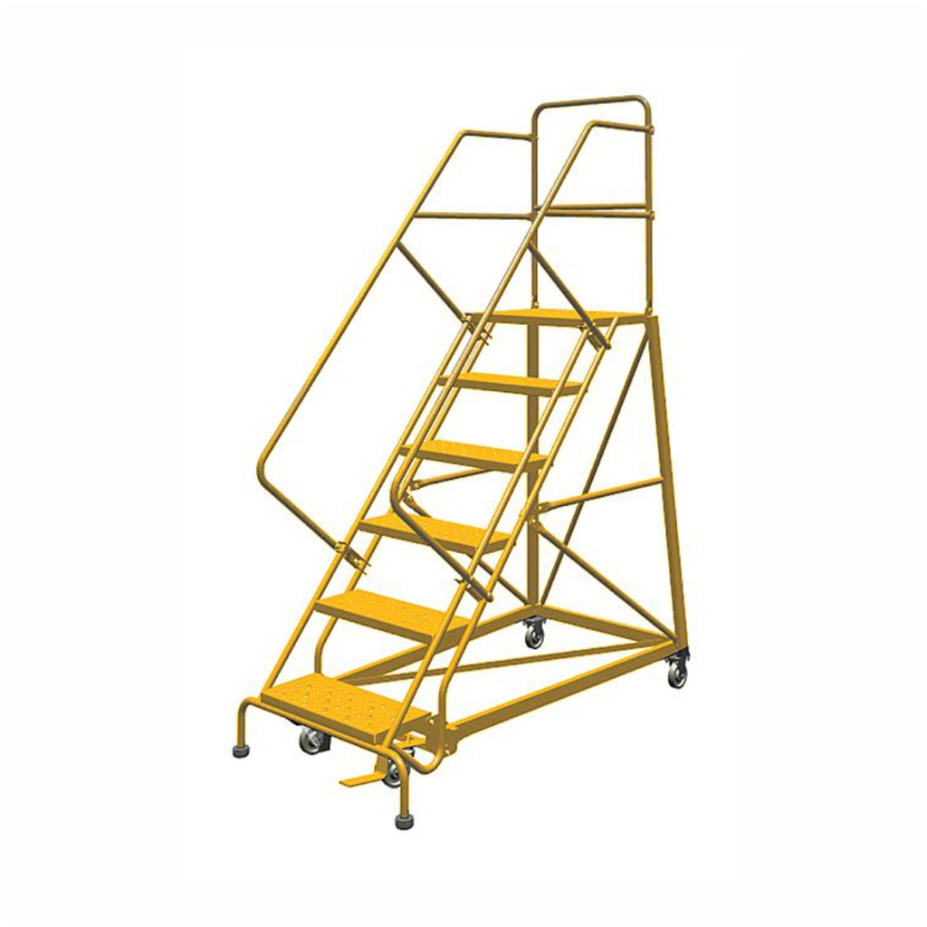 LOUISVILLE GSX1606 Escalera rodante para almacén de servicio pesado 8'450 lb