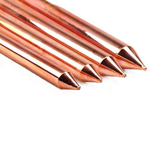 [HYA.03.263] [5/8X8CU-UL] Varilla de cobre para polo a tierra de ⅝" x 8' 25µm