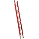 LOUISVILLE FE3224 Escalera de fibra de vidrio de extensión 24' 300lbs