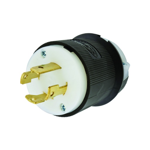 [WIR.03.556] [HBL2721] HUBBELL HBL2721 Enchufe Twist-Lock® industrial, 3P, 30A, 4H, 250V L15-30P, terminal de tornillo