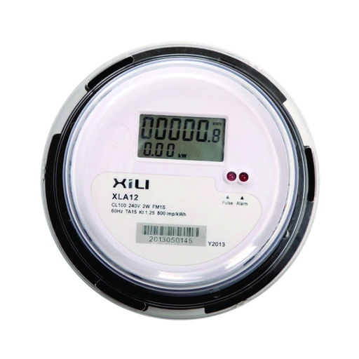 [MED.01.065] [HXE12-CL100] Medidor de energía electrónico monofásico CL100 FM2