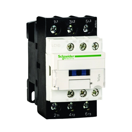 [AUT.01.281] [LC1D25P7] Contactor 25A, 3P, bobina de 230V AC, AC-3 <=440V, 60HZ, 1NA+1NC, TeSys D