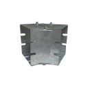 Codo 45 ̊ galvanizado de 6" para ducto cuadrado