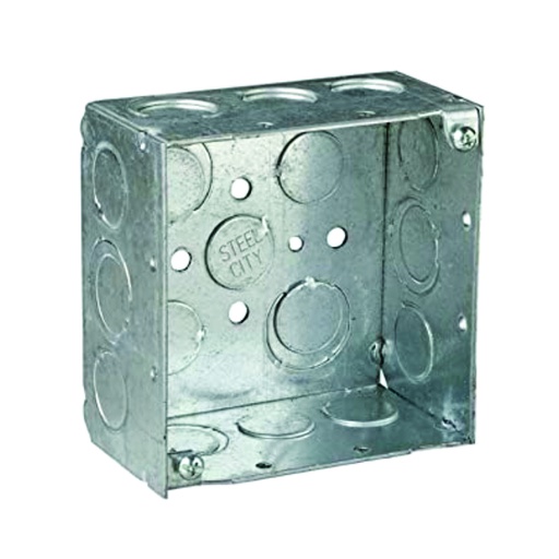 [CAN.01.020] [52171-1/2-3/4E_UL] Caja 4"x4"X2-1/8" KO ½" y ¾"