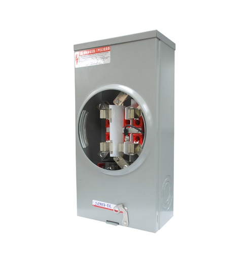 [MED.01.007] [S2417-DL] Base para contador trifásica 200A, 120/240V, HUB 2", 7 terminales