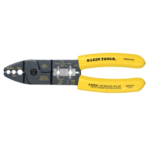 [HER.01.021] [VDV010-019SE] KLEIN Herramienta para cable coaxial todo en uno