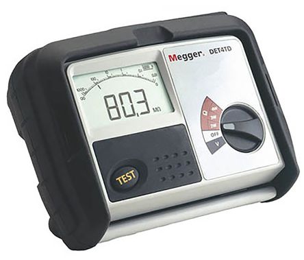 [HER.07.063] [1000-366] Megger 1000-366 Probador de resistencia de tierra de 4 terminales con batería recargable