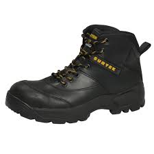 [HER.04.531] [137515] SURTEK Botas de seguridad negras con casquillo de acero talla 9 US
