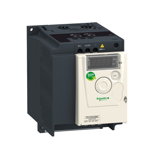 [AUT.01.667] [ATV12HU22M3] Variador de frecuencia Atv 12, 2.2kW, 3HP, 240V, 3F