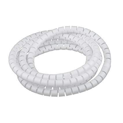 [COM.01.124] DEXSON Espiral plástico blanco de ¼&quot; x 2 metros