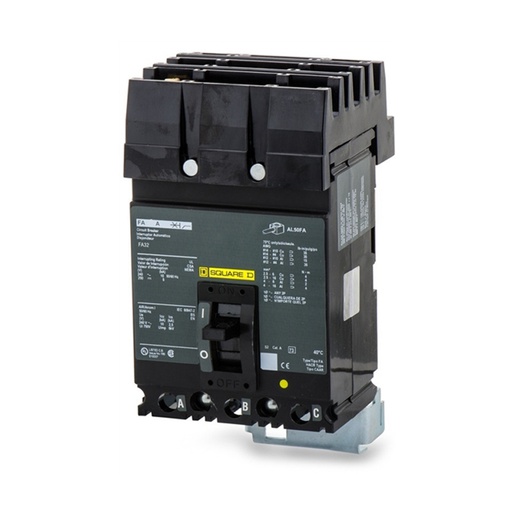 [DIS.01.904] [FA32015] Breaker termomagnético I-Line FA32015, 3P, 15A, 240V, 10kA