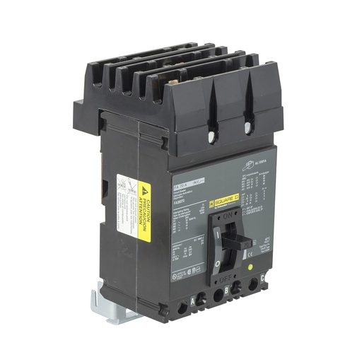 [DIS.01.1324] [FA36070(OBSOLETO)] Breaker termomagnético I-Line FA36070, 3P, 70A, 600V, 18kA