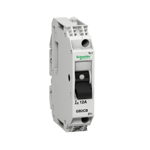 [AUT.01.472] [GB2CB14] Breaker termomagnético para riel DIN, GB2, 1P, 8A, Icu 3kA @ 240V, TeSys