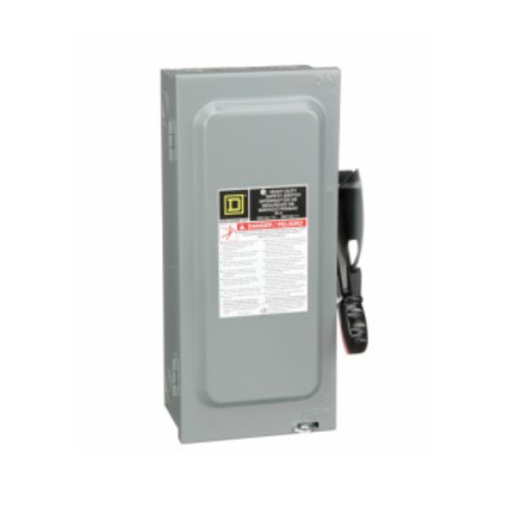 [DIS.01.576] [HU361] Interruptor de seguridad HU361, 3P, 30A, 600V, Nema 1