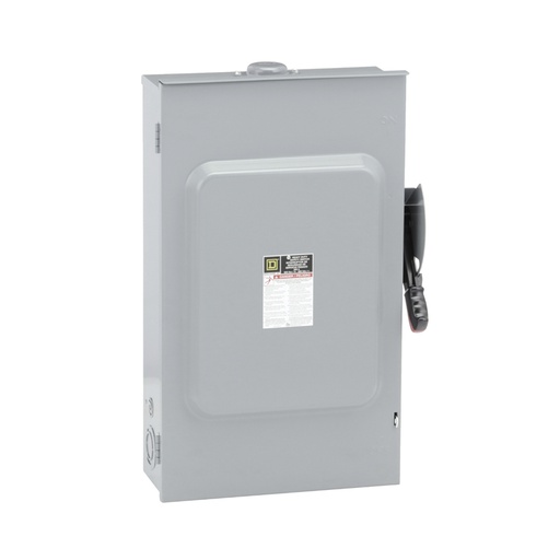 [DIS.01.575] [HU364RB] Interruptor de seguridad HU364RB, 3P, 200A, 600V, Nema 3R