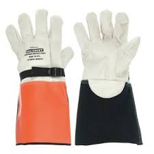 [HER.05.067] [ILPG6S/10] SALISBURY Guantes de cuero de protección ILPG6S, 15", talla10