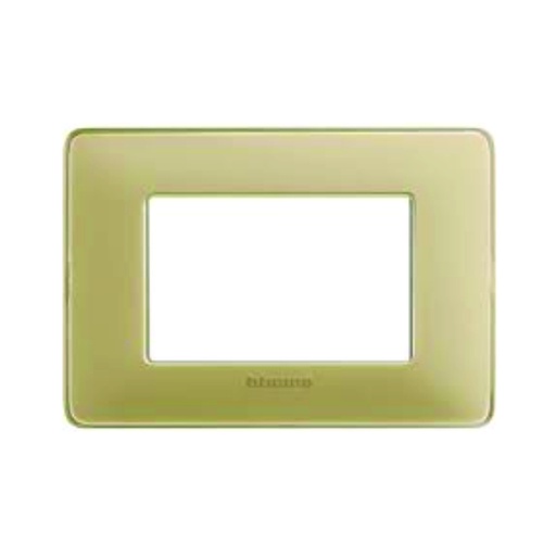 [AUT.01.582] [AM4803CAV] BTICINO Placa Matix 3 módulos color marfil