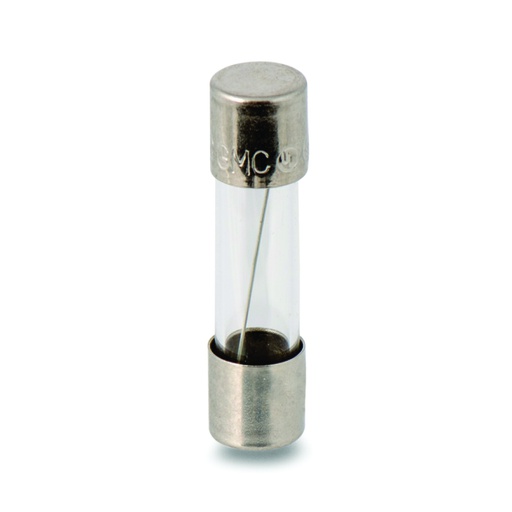 [AUT.01.410] BUSSMANN GMC-100MA Fusible CC cartucho de vidrio, 100mA, 250V AC, 5mm x 20mm