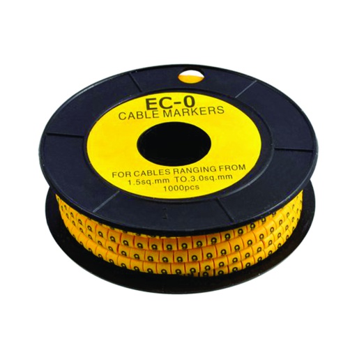 [AUT.01.524] [EC-0] Marcador para cable 16-14 de 0 a 9, 100 unidades de cada dígito