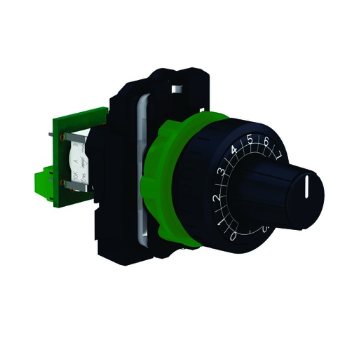 [AUT.04.229] [XB5AD912R10K] Potenciómetro completo, 22mm, plástico, 10000K, IP66m, Harmony XB5