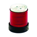 Unidad iluminada intermitente para banco de indicadores LEDintegrado, rojo, plástico, 70mm, 120V CA, Harmony XVB Universal
