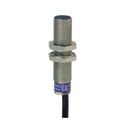 XS612B1NAL2 Sensor de proximidad inductivo XS6 M12, L53mm, metálico, Sn 4mm, 12→48VDC, cable 2 metros, OsiSense XS